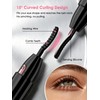 Heated Eyelash Curler, EB-02 Electric Eyelash Brush with Fast Heating