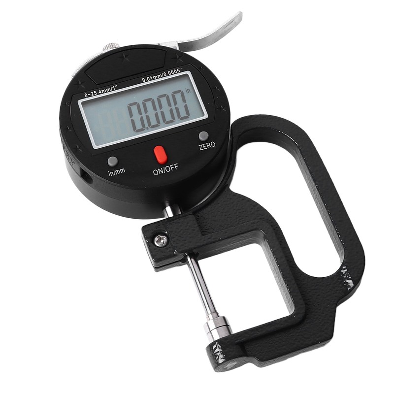 Digital Thickness Gauge High Accuracy Electronic Micrometer Thickness Meter 0.0005in