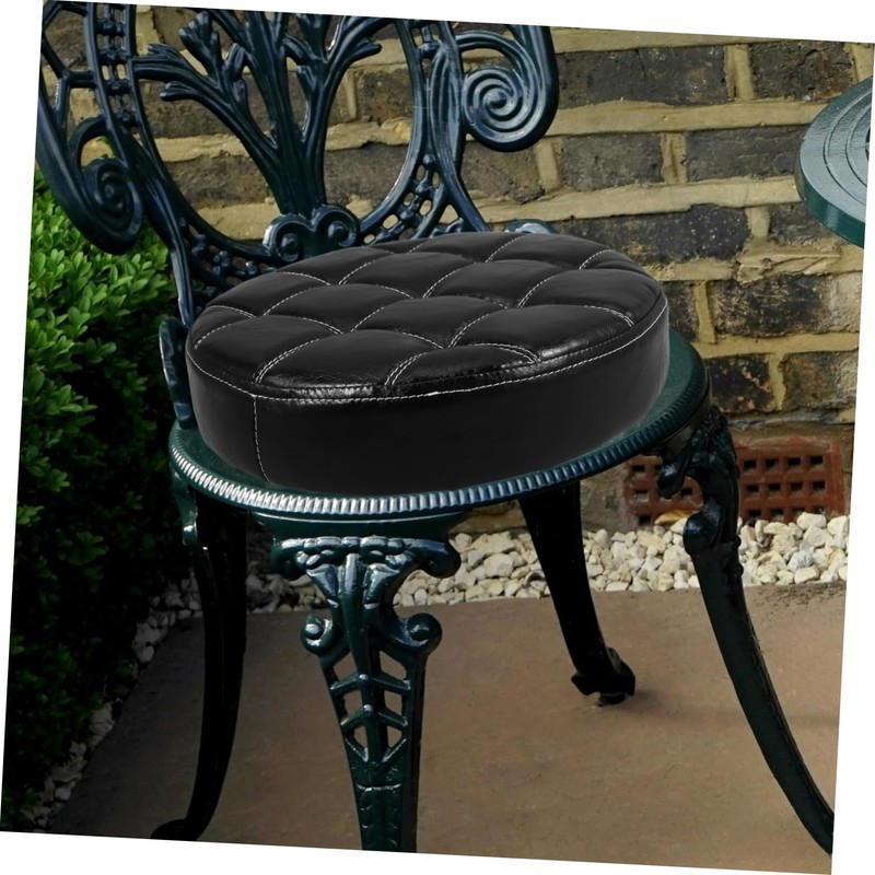 TOVINANNA Round Stool Replacement Cushion Pu Cover Stylish Accessory for