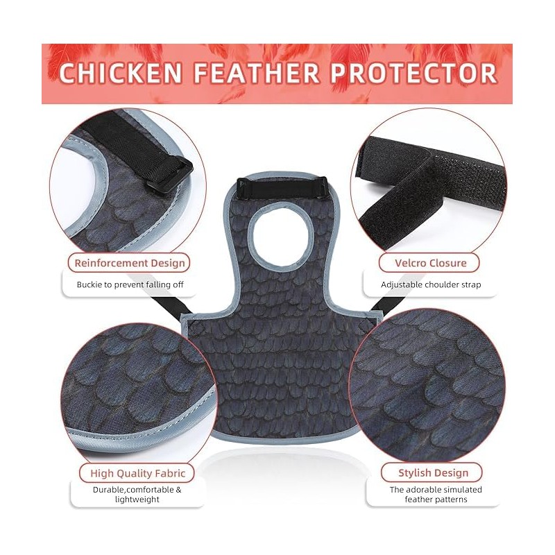 MYWSN Chicken Saddle for Hens - Back Protector, Apron, Sweater