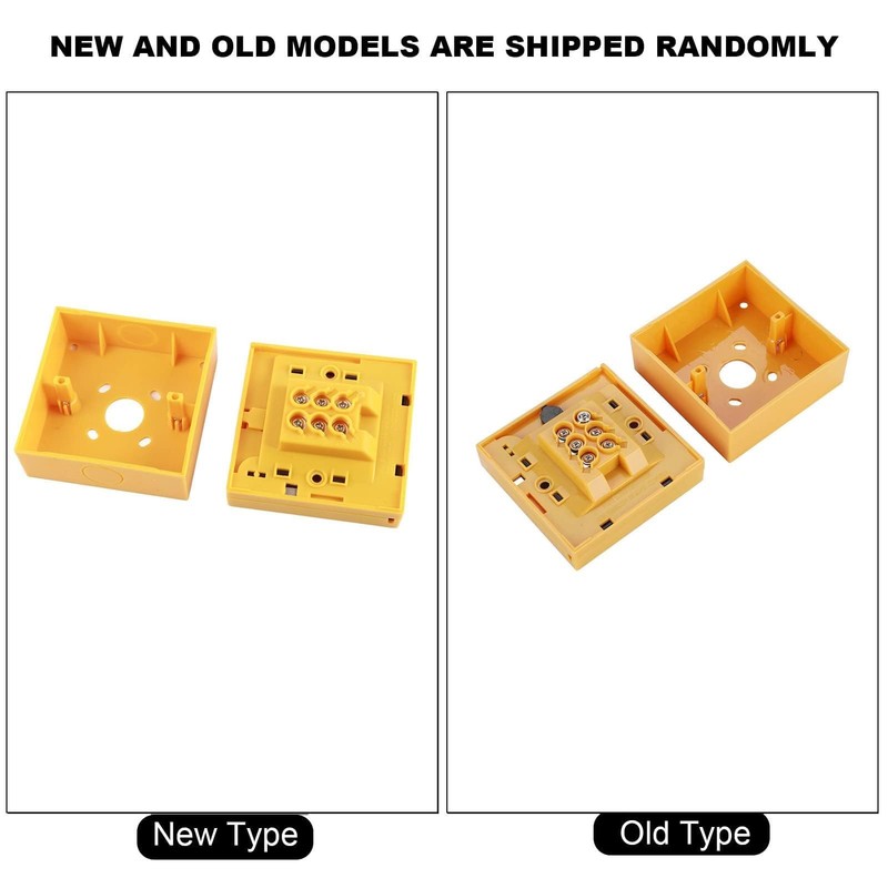 Cyrank Emergency Exit Door Release, Alarm Button Yellow Emergency Alarm