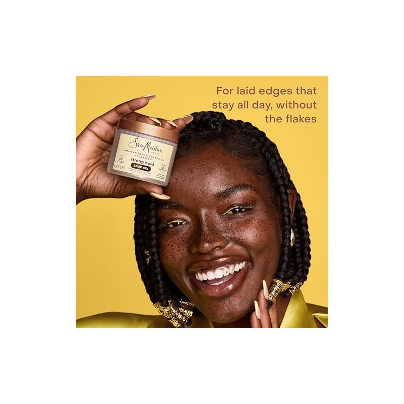 SheaMoisture Styling Aid - Aceite de ricino negro jamaicano, 3.5