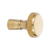 B&P Lamp® Polished and Lacquered Solid Brass Knurled Key