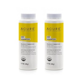 Acure Dry Shampoo for All Hair Types – Refreshes & Absorbs Oil for Instant Volume & Clean Hair, Vegan, 2 Pack Bundle
