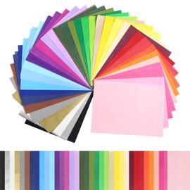 Kesote Wrapping Paper 360 Tissue Paper Packaging Material 36 Colours Transparent Paper Craft Paper Craft Paper Craft Paper Colourful Paper Wedding Gift Decoration Christmas (24 x 17 cm)