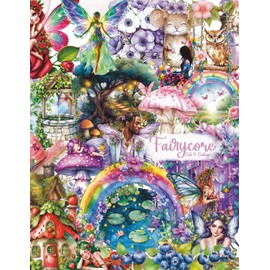 FairyCore Cut and Collage: Enchanted Fairies, Forest Creatures, Magical Mushrooms & Whimsical Woodland Scenes for Junk Journaling, Scrapbooking & Art Collage
