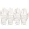 4 Mens All Weather Full Palm Cabretta Golf Gloves (Left)