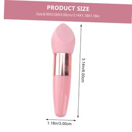 BIUDECO 3pcs Makeup Sponge Soft Cosmetic Pens for Application for Foundation Concealer and Powder Mushroom Heart Design