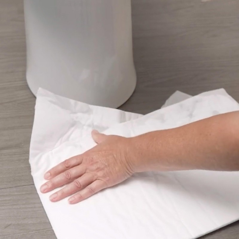 Quick Dam PUCH100 Absorbent Pad, White, 100 Pack