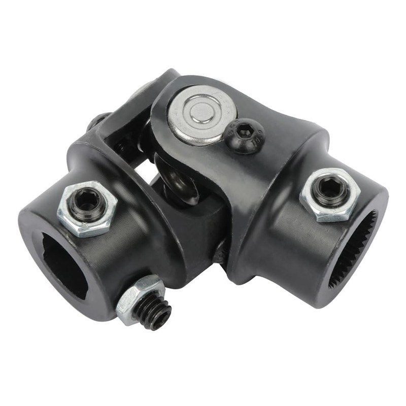 OCPTY Black Universal Steering Shaft U-Joint Coupler 13/16"-36 Spline *