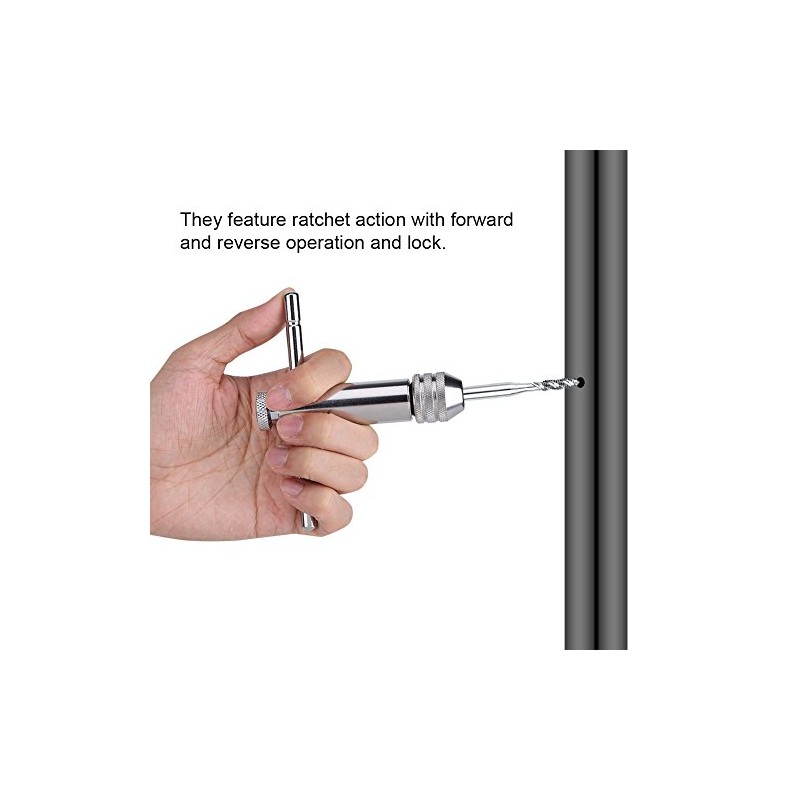 Adjustable T-Bar Handle Ratchet Tap Wrench M3-M8 & M5-M12 For