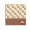 Monchhichi 59-0070070 Classical Towel Handkerchief, Brown, Full Fee Cotton, Cute,