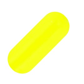Alwonder 100 Pk Bulk Fishing Rig Floats, Yellow, Small Size