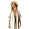 The Loomia Zebrine Kimono Robe - Lightweight Boho Cover Up