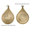 5MOONSUN5's 8.5" Hanging Brass Arabic Astrolabe Globe Maritime Navigational Astrological