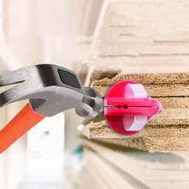 Nail Holder for Hammering, Plastic Pliers,Finger Protective Nail Guide,Home Tool Auxiliary Pliers,Gadget More Safety for Hammering Screws and Nails Secure Nails Anti-smashing finger Joint Pliers Tool