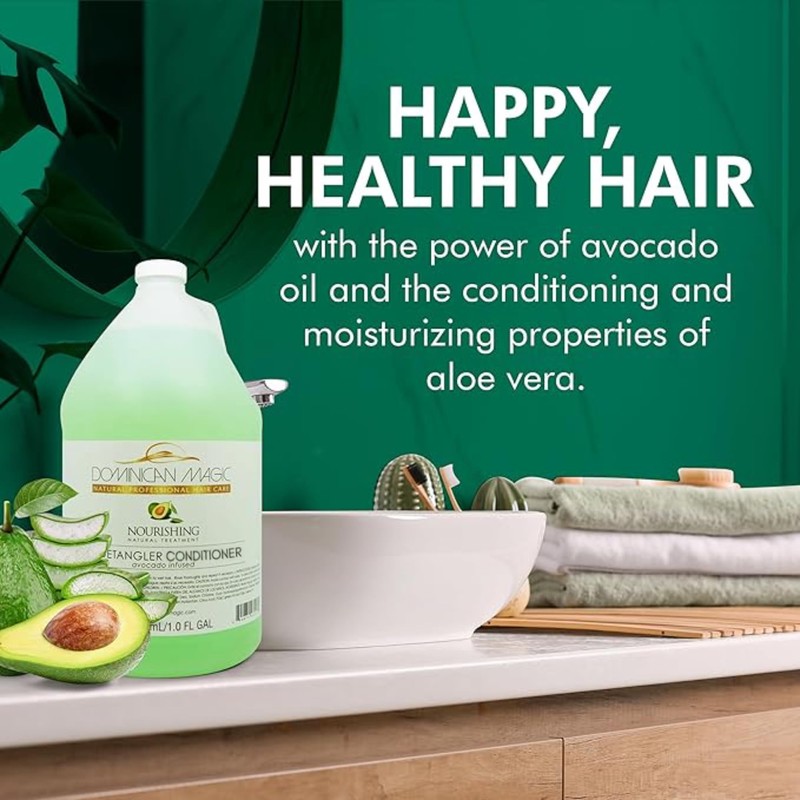 Dominican Magic Detangler Avocado Conditioner - Hair Conditioner for Women,