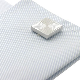 Cufflinks Specialty Store Handgun Spiral Silver Cuff Cufflinks n00599