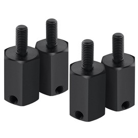 RCLIONS Steel RC Wheels Hubs Hex +20mm Extended Wheel Spacers for AXIAL SCX6 Upgrades 1/6th RC Crawler Car Parts