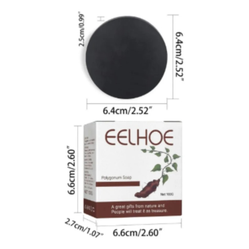 Champú U Para Cabello Negro Y Grueso, Anti Canas Y