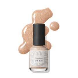 OSAJI Uplift Nail Color, Formulated with Herbal Extract, Beautiful Gloss, Good Color, 0.3 fl oz (10 ml), Protects Nail Moisture, Quick Drying (25 Sunahama)