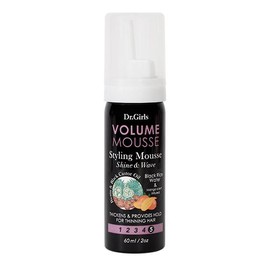 Dr.Girls Styling Mousse Hold 5 2oz/ 60ml - Specification: Black Rice Water & Mango