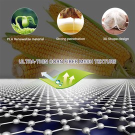 3D Ultra-Thin Corn Fiber Drawstring Sealing Tea Filter Bags,Disposable Empty Tea Infuser Bags for Loose Leaf Tea Pot Soup Coffee Braised Food Flower Tea (100pcs)