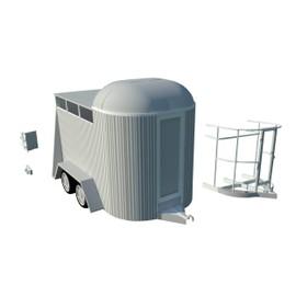 Two Horse Trailer Plans DIY Large Animal Transport Vehicle Build Your Own