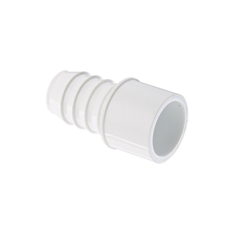Spears 460 Series PVC Pipe Fitting, Adapter, Schedule 40, White,