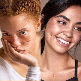 Freckle Pen, Faux Freckles Makeup Pen,2Pcs , Light Brown & Dark Brown, Natural Lifelike ,Soft Dot Sopt Pen,Long Lasting Waterproof Effortless Sunkissed Neutral Lightweight Freckle Makeup Tool (Dark Brown and Light Brown)