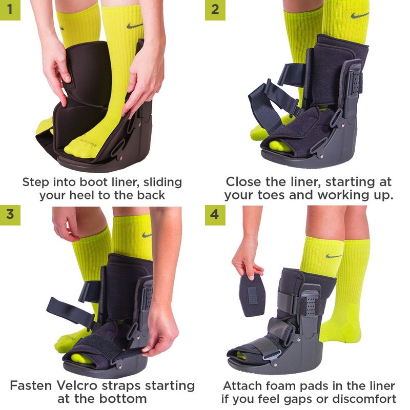BraceAbility Short Walking Boot - Orthopedic Medical Walker Cast for