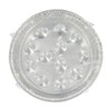 FACKELMANN Snail Plate, Aluminium, Silver, 17.5 x 17.5 x 2.2
