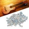 100Pcs Fretboard Dots Natural Abalone Shell Bright Color Round Guitar