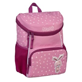 Mini-Me Nursery Backpack 3-6 Years with Name Printed Animal Motif for Boys and Girls Small Backpack with Chest Strap Padded, Bella Bunny