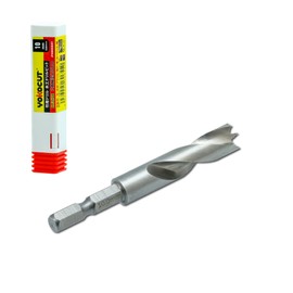 YOKOCUT Bamboo Drill Bit 0.4 inch (10 mm) Woodworking Drill Bit with Tip Triangle Wood Drill Bit (10 mm Drill)