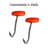 Cutlery Mania Stainless Steel Meat Hooks | Orange Plastic Handle