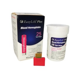 EasyLife Hemoglobin Test Strips (25 Pcs/Vial)