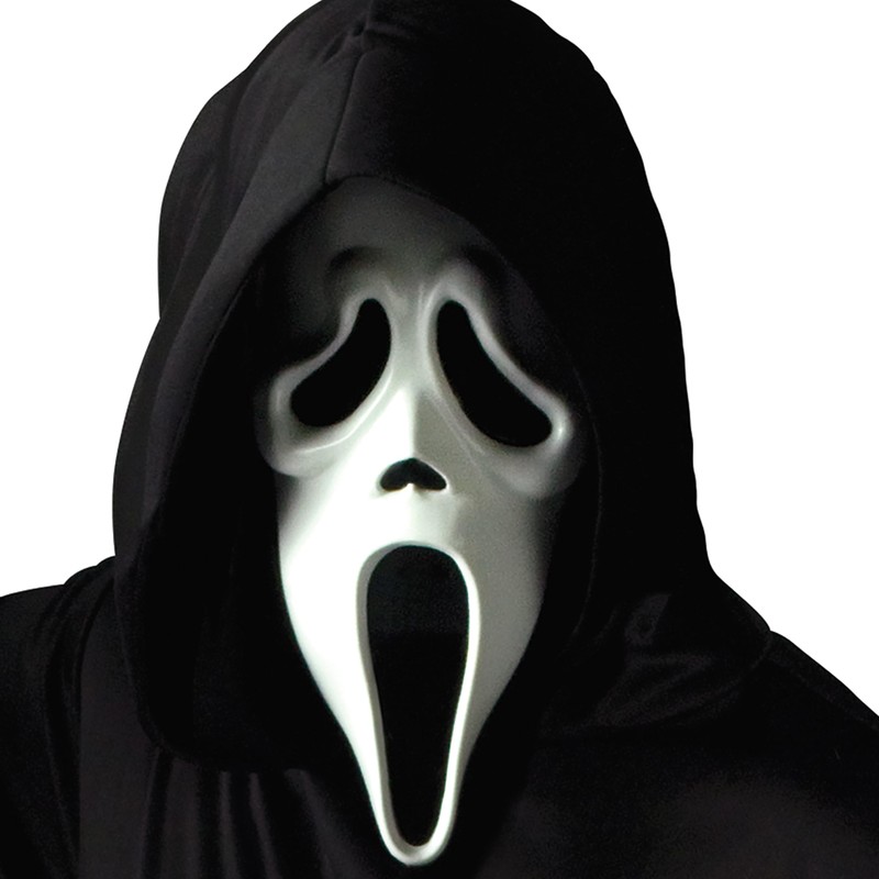 Fun World Ghost Face Mask As Seen in the Motion