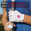 Caddy Classic Ladies Golf Glove Women | Half Finger Mesh