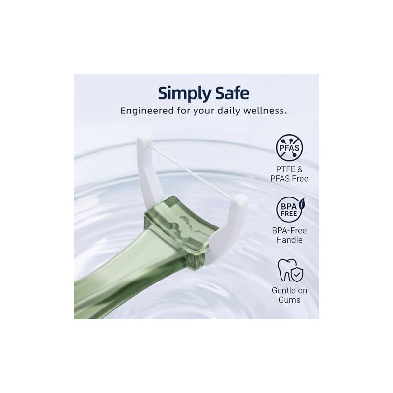 RAZOKO Deep Reach Dental Flosser System - 160 cabezales de