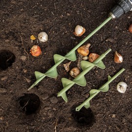 Crocus Collection 25cm Bulb Planting Auger Drill Bit for Plug Plants Seedlings Bedding Aerating