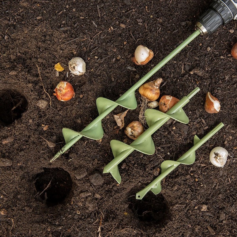 Crocus Collection 25cm Bulb Planting Auger Drill Bit for Plug