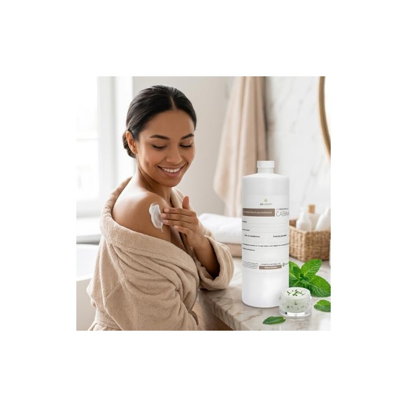 Crema Líquida Corporal de Menta 1L – Hidratante Refrescante, Libre