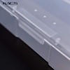 KADS Clear Plastic Nail Storage Box Empty Manicure Accessories Decoration