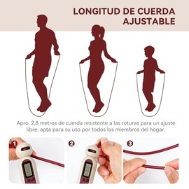 Cuerda para Saltar Traje de Cuerda para Saltar con Bolsa de Almacenamiento Saltar Deportiva para Niños/Adultos