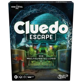 Cluedo Escape: The World's Exhibition, Unique Solvable Escape Room Game, Crime & Puzzle Game - German Version