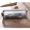 Kinhshion Mesh Pen Bag Pencil Case Makeup Tool Bag Storage