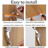 Runseaway 2Pcs Soft Close Lid Support Hinge, Zinc Alloy Lid