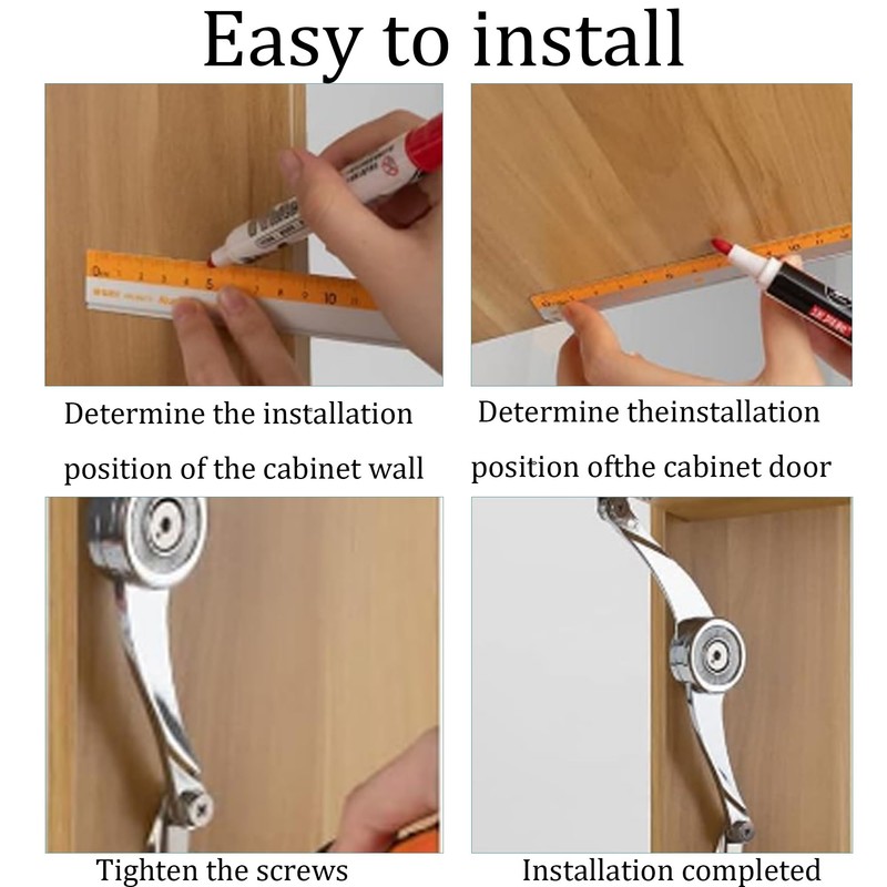 Runseaway 2Pcs Soft Close Lid Support Hinge, Zinc Alloy Lid