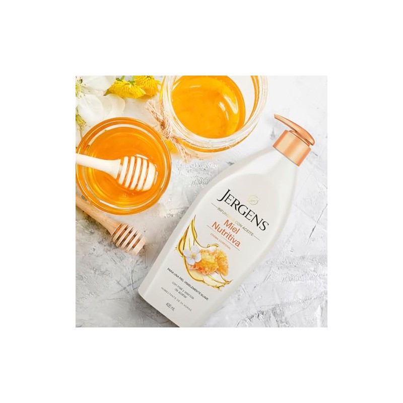 Jergens Crema Corporal Miel Nutritiva 400 ml